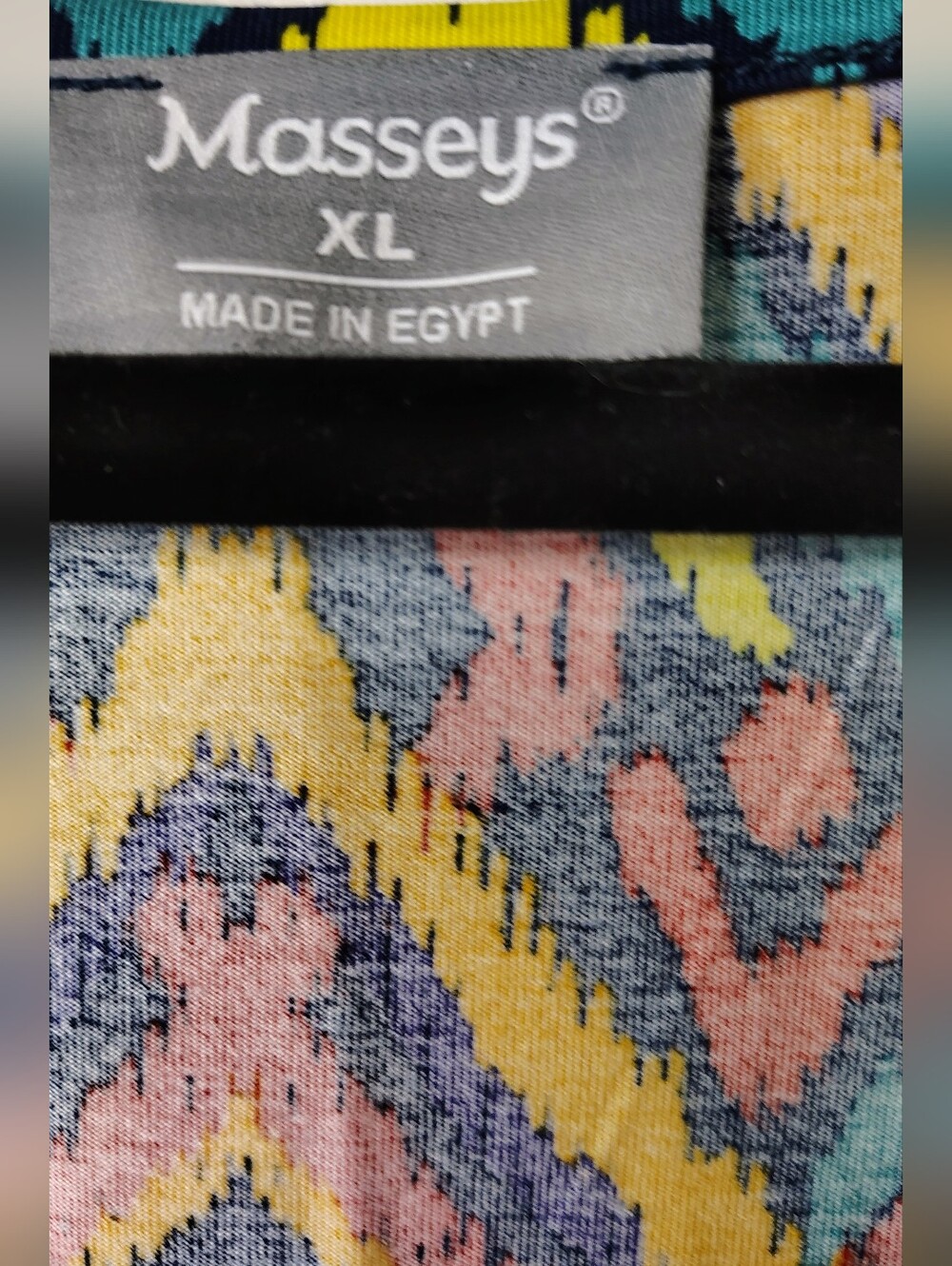 Masseys XL Colorful Ikat Print Tank Maxi Dress | Stretch Casual Summer - Picture 2 of 7